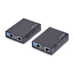 StarTech.com VDSL2 Ethernet Extender Kit over Single Pair Wire, Up to 0.6mi (1km) Long Range LAN Repeater over Phone Line/CAT5e/CAT6, Up to 300Mbps, Replacement for 110VDSLEXT