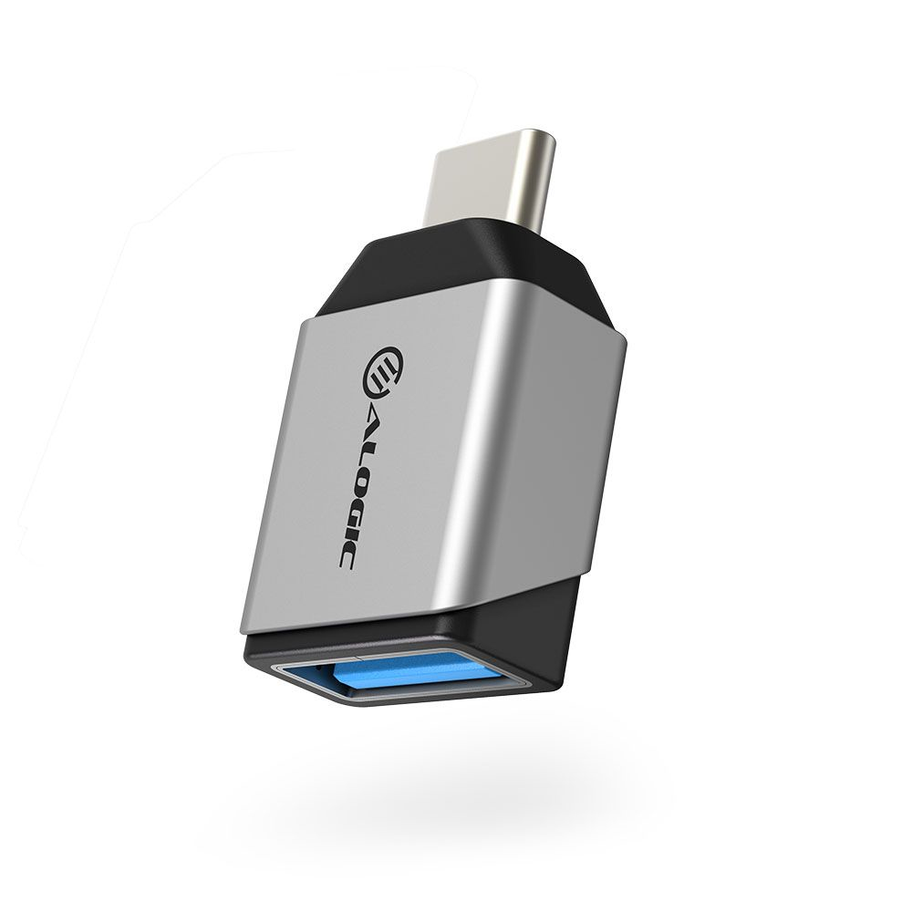 Image of ALOGIC ULCAMN-SGR cable gender changer USB C USB A Grey