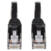 Tripp Lite N261-025-BK networking cable Black 300" (7.62 m) Cat6a U/UTP (UTP)