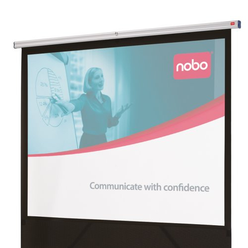 Nobo Portable Floorstanding Projection Screen 1220 x 910mm