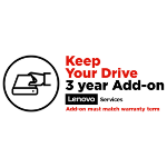 Lenovo Keep Your Drive - Extended service agreement - 3 years - for V14, V14 IGL, V145-14, V15, V15 G2 ALC, V15 G4 AMN, V17 G2 ITL, V17 G3 IAP, V17 G4 IRU