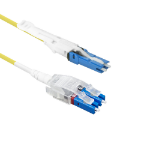 ACT 3 meter Singlemode 9/125 OS2 Polarity Twist uniboot duplex glasvezel patchkabel met CS - LC connectoren