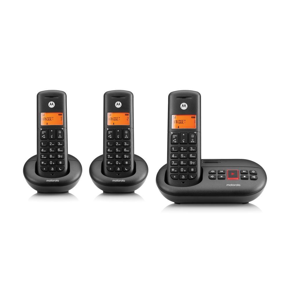 Motorola E213 TRIO DECT BLACK