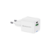 Conceptronic 2-Port 20W GaN USB PD Charger, USB-C x 1, USB-A x 1, QC 3.0, PPS