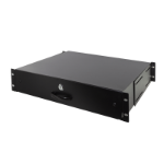 LogiLink 19" Drawer for 19 inch racks, 2U, lockable, black