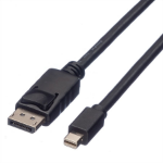 ROLINE 11.04.5638 DisplayPort cable 1.5 m Mini DisplayPort Black