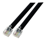 EFB Elektronik K2413SW.1 telefoonkabel 1 m Zwart