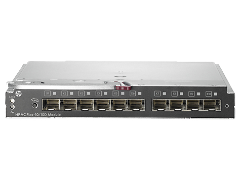 Hewlett Packard Enterprise Virtual Connect Flex-10/10D Module for c-Class BladeSystem network switch module 10 Gigabit