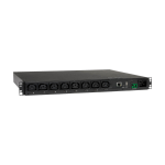 Tripp Lite PDUMH20HVNET 3.7kW Single-Phase 208/230V Switched PDU - LX Platform, 8 C13 Outlets, C20 Input with L6-20P Adapter, 2.4m Cord, 1U Rack-mount, TAA