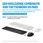 HP 650 draadloze toetsenbord- en muiscombinatie