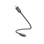 Hama 00201601 lightning cable 0.2 m Black