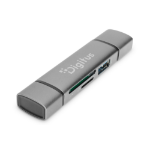 Digitus Dual card reader & hub USB-C / USB-A