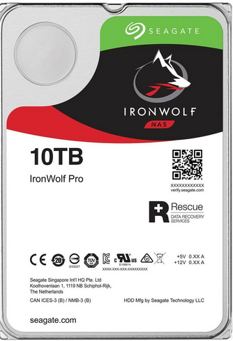 Image of Seagate IronWolf Pro ST10000NE000 internal hard drive 3.5" 10 TB...