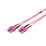 Digitus Fiber Optic Multimode Patch Cord, OM4, SC / SC