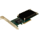 Atto 8-Port Internal 12Gb SAS/SATA to x8 PCIe 4.0 Host Bus Adapter, Low Profile