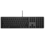 LMP 18254 keyboard Office USB AZERTY French Grey