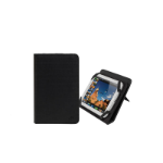 Rivacase 3212 BLACK tabletbehuizing 17,8 cm (7") Folioblad Zwart