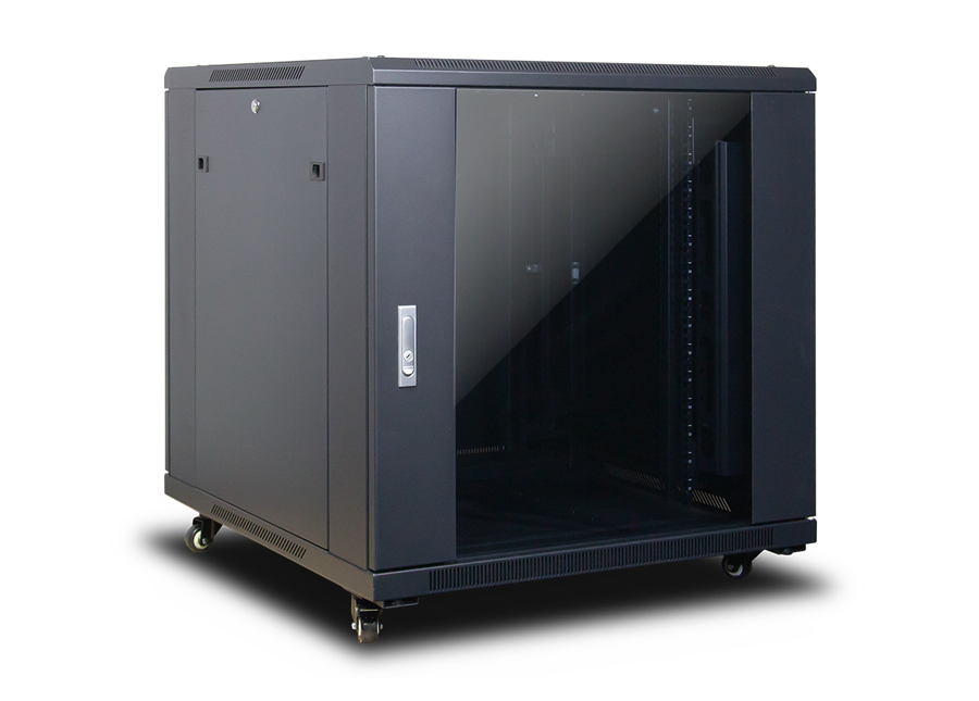 Inter-Tech 88887258 rack cabinet 15U Freestanding rack Black