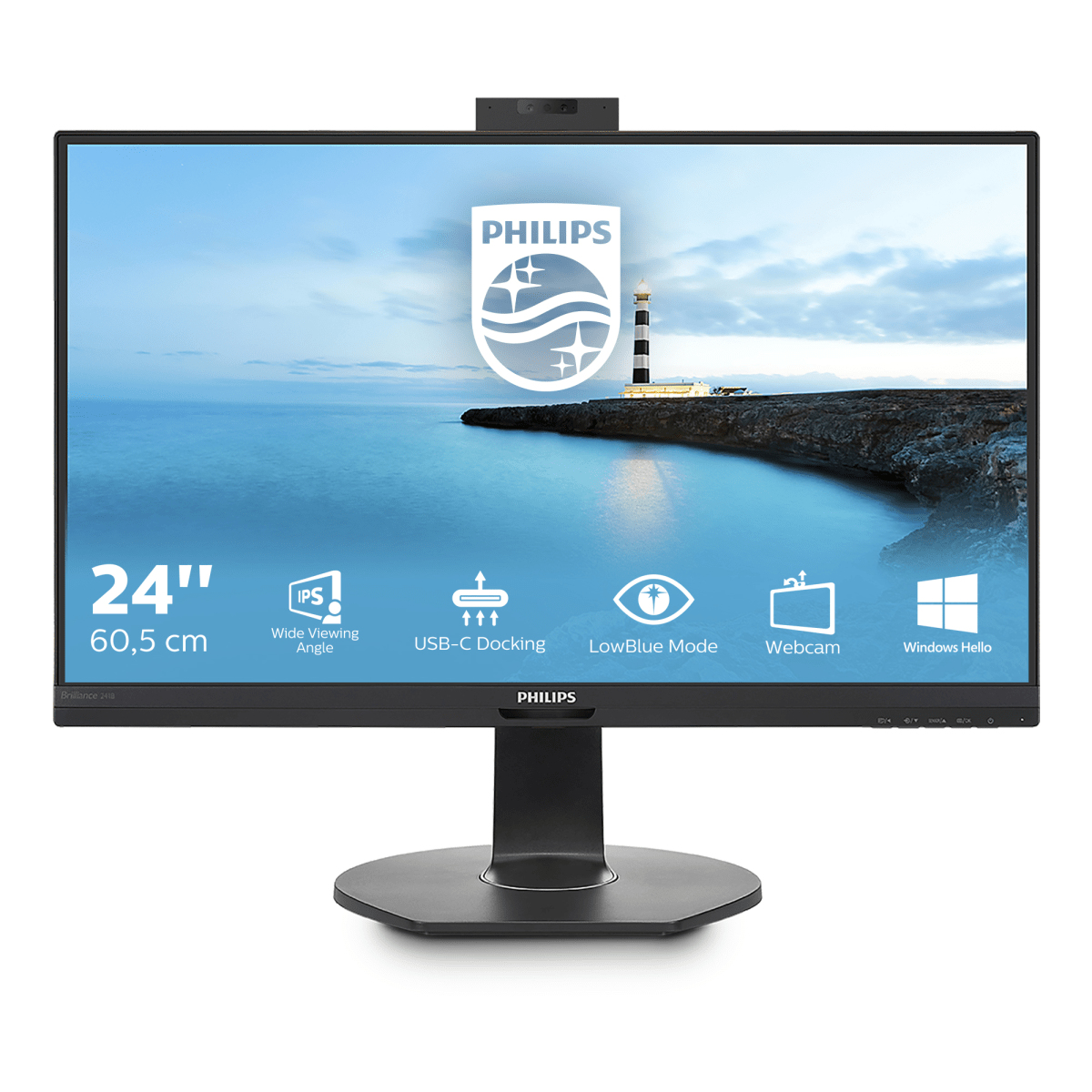 B Line LCD monitor with USB-C docking