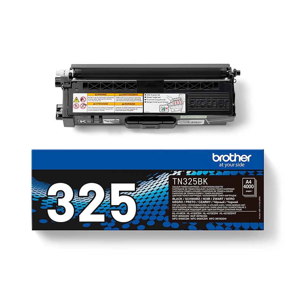 Brother TN-325BK Toner black high-capacity, 4K pages ISO/IEC 19798 for Brother HL-4150/4570