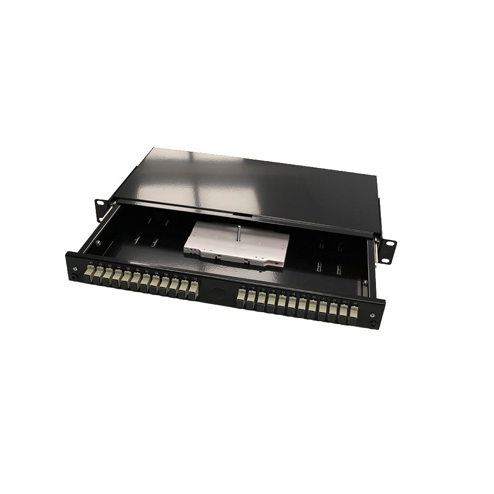 FIBER BOX: 24xSC  COUPLER+SCREW + SPLICETRAY thumbnail
