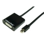VisionTek 900916 video cable adapter Mini DisplayPort DVI-D Black