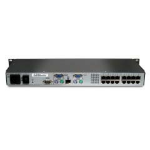 Fujitsu s2-1602 KVM switch Rack mounting Black