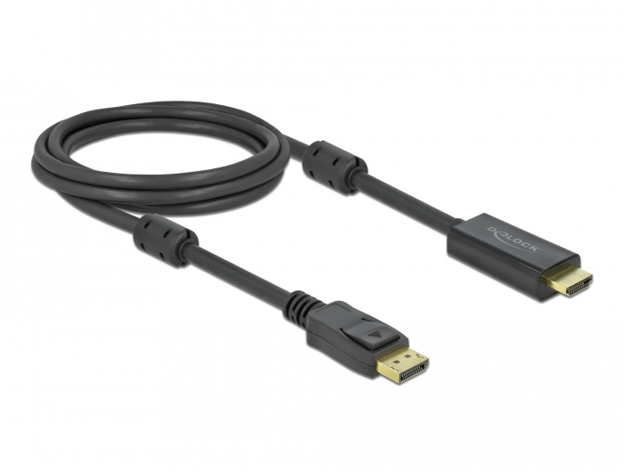 85956 DELOCK Adapterkabel - DisplayPort männlich Verriegelung zu HDMI männlich