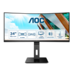 AOC P2 CU34P2A computer monitor 86.4 cm (34") 3440 x 1440 pixels Quad HD LED Black