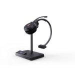 Yealink WH62 Mono Teams Headset Wireless Head-band Office/Call center Micro-USB Charging stand Black