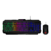 MSI FORGE GK100 COMBO keyboard Mouse included Gaming USB QWERTY US English Black