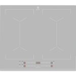 Electrolux EIV64440BS Silver Built-in 60 cm Zone induction hob 4 zone(s)