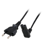 EFB Elektronik EK546.2 electriciteitssnoer Zwart 2 m Netstekker type C C7 stekker