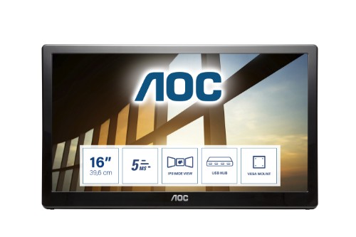 AOC 59 Series I1659FWUX computer monitor 39.6 cm (15.6