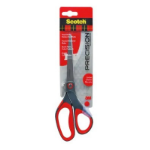 Scotch 1448 Office scissors Straight cut Metallic, Red