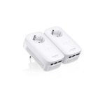 TP-LINK AV1200 1200Mbit/s Ethernet LAN White 2pc(s) PowerLine network adapter