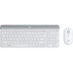 Logitech Slim Wireless Combo MK470 keyboard Mouse included RF Wireless White