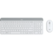 Logitech 920-009443 keyboard Mouse included Office RF Wireless White