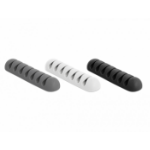 DeLOCK 18301 cable organizer Desk/Wall Cable holder Black, Grey, White 6 pc(s)