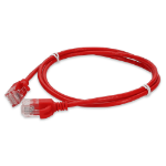 AddOn Networks ADD-1FSLCAT6A-RD networking cable Red 11.8" (0.3 m) Cat6a U/UTP (UTP)