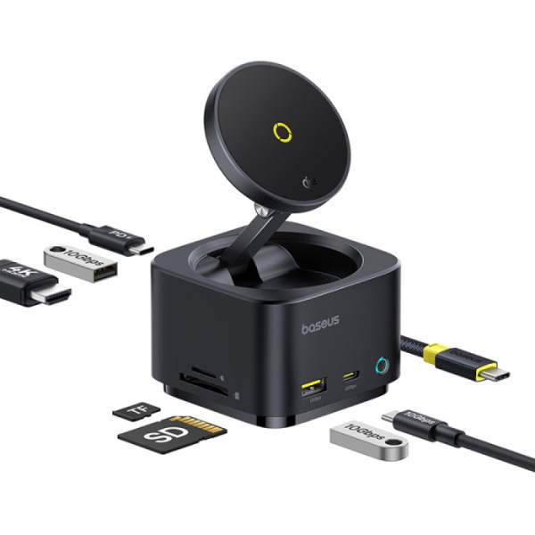 Baseus MagPro Series II USB Type-C 10000 Mbit/s Black