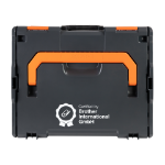 Brother ZPTOUCHLBOXXKOMPL equipment case Hard shell case Black, Orange