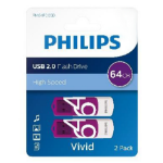 Philips FM64FD05D USB flash drive 64 GB USB Type-A 2.0 Purple, White