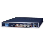 PLANET GS-6320-24UP2T2XV netwerk-switch Managed L3 Gigabit Ethernet (10/100/1000) Power over Ethernet (PoE) 1.25U Blauw