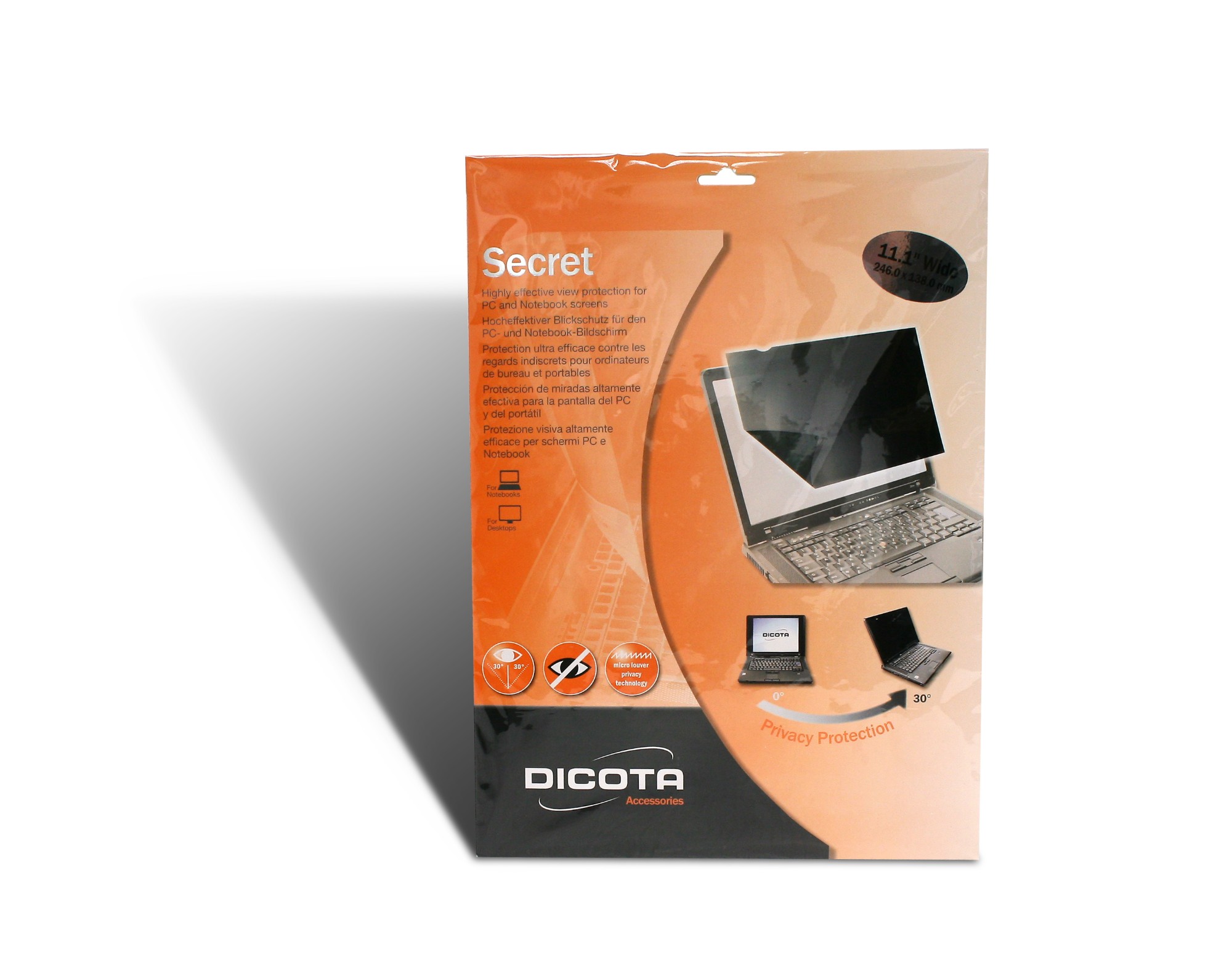 Dicota D30126 display privacy filters 54.6 cm (21.5")