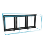 Middle Atlantic C3 Series Credenza Woodworker's Kit, 2 Bay, 32 Inches High