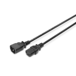 Digitus AK-440201-012-S electriciteitssnoer Zwart 1,2 m IEC C14 IEC C13