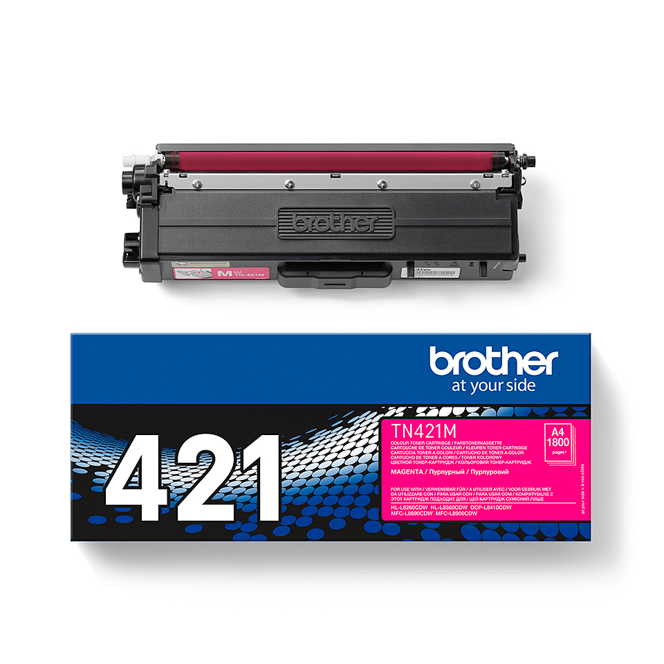 Brother TN-421M Toner-kit magenta, 1.8K pages ISO/IEC 19752 for Brother HL-L 8260/8360