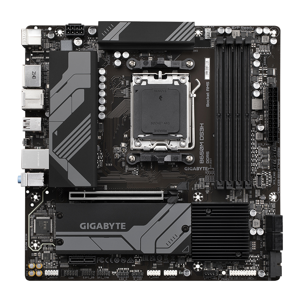 Image of Gigabyte B650M DS3H motherboard AMD B650 Socket AM5 micro ATX