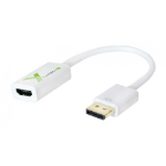 Techly IADAP DP-HDMIFP video kabel adapter 0,2 m DisplayPort HDMI Wit